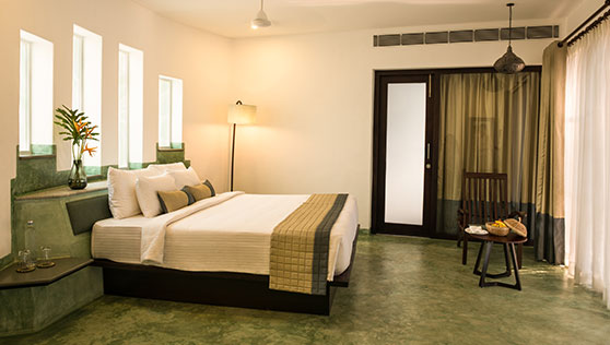 Green Pearl bedroom with all amenities